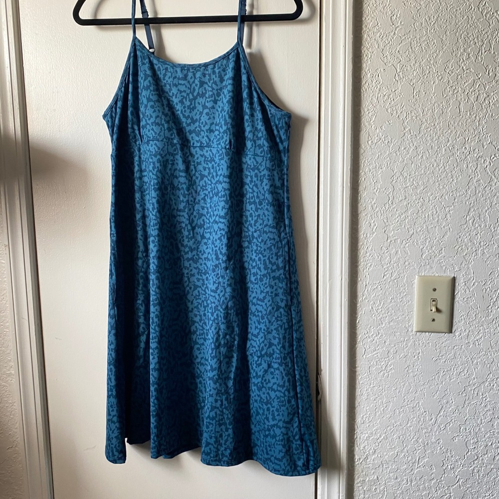 Prana Granite Springs Dress Athletic Strappy Back Built-in Bra Large